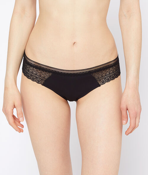 Micro lace hipster black.