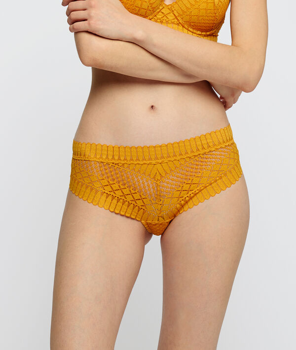 High waisted lace shorty High waisted lace shorty;${refinementColor}