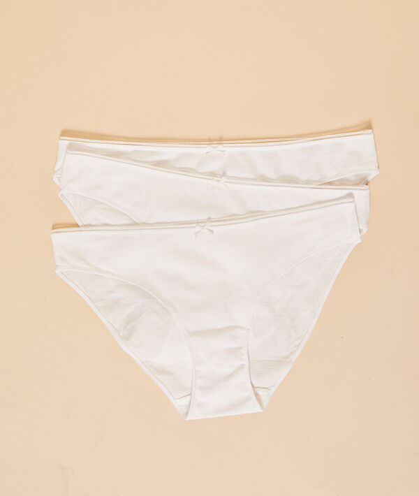 3 pack cotton knickers 3 pack cotton knickers;${refinementColor}