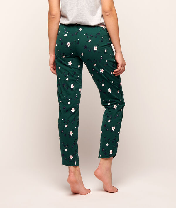 Trousers in tiny flowers print Trousers in tiny flowers print ;${refinementColor}