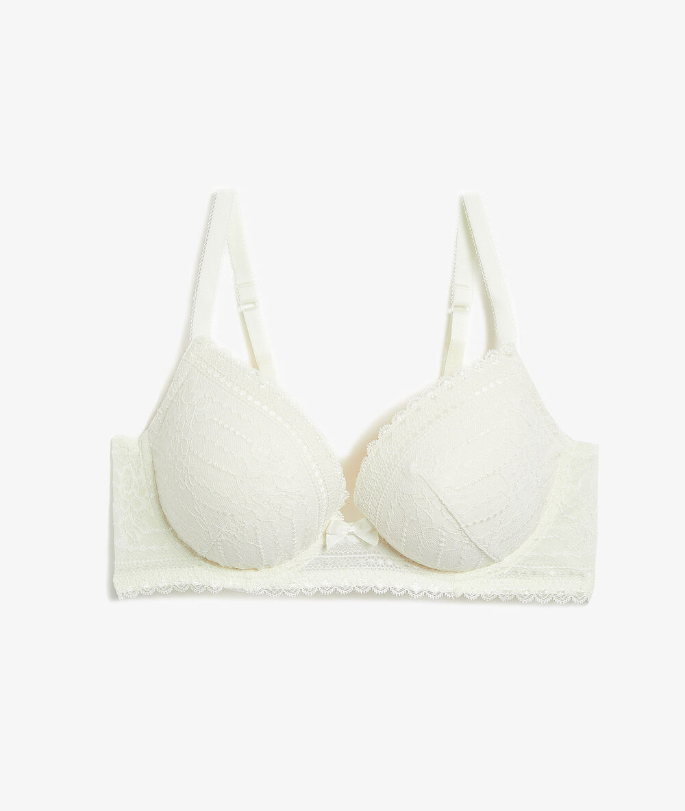 Bra no. 5 - classic padded ecru.