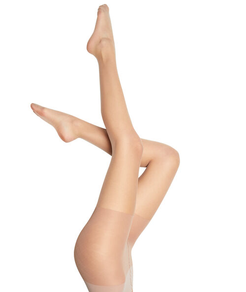 Sheer, shaping tights, 5d dune.