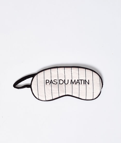 Pas du matin' sleep mask pink.