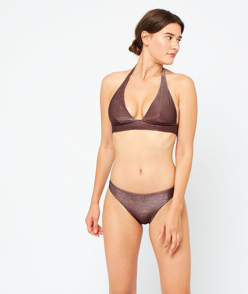 Bikini bottom brown.