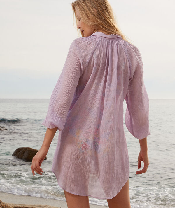 Crepe cotton shirt Crepe cotton shirt;${refinementColor}