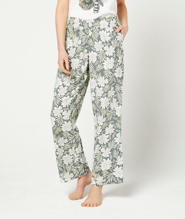 Trousers in a floral print Trousers in a floral print;${refinementColor}