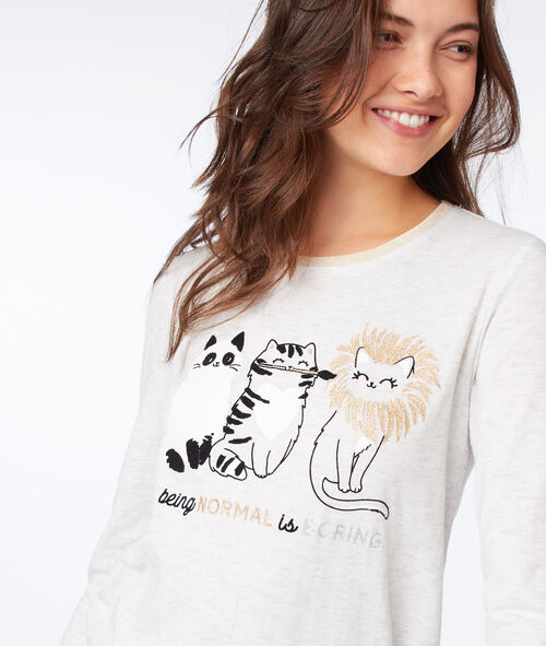 Cat print nightdress Cat print nightdress