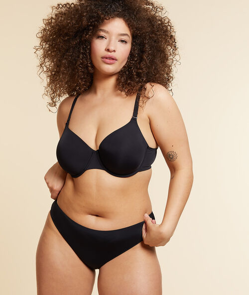 Micro demi cup black.