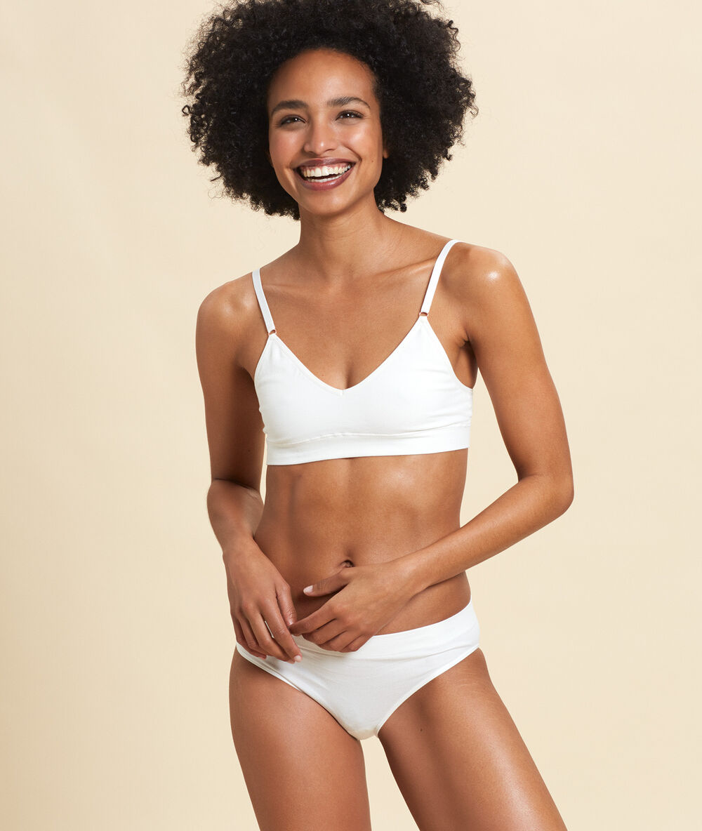 Seamless brief off white.