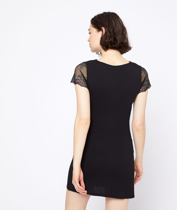Lace neck chemise Lace neck chemise