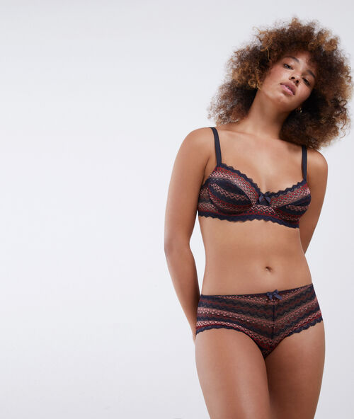 Lace bra, light padding multi-color.
