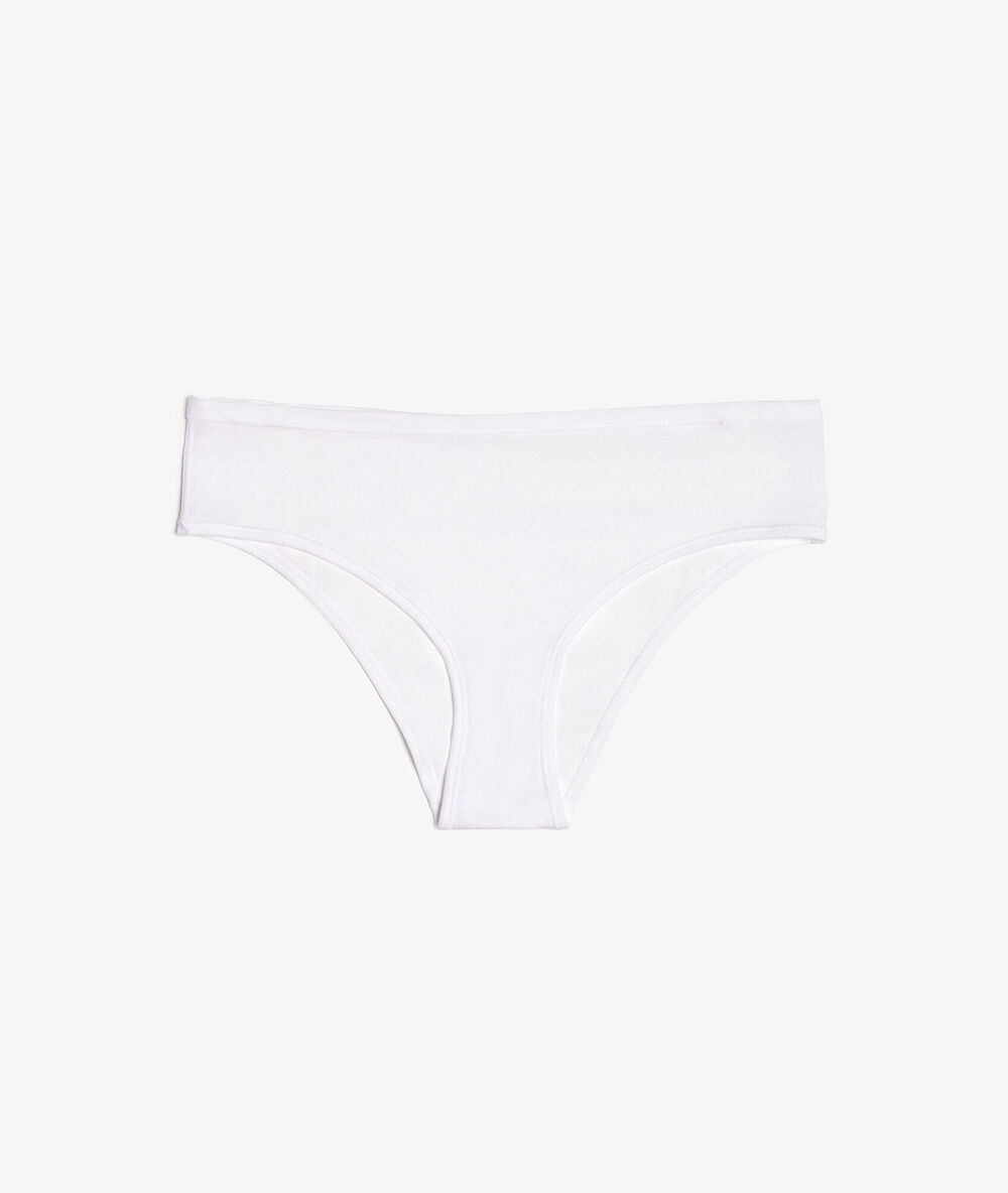 Stretch cotton hipster white.