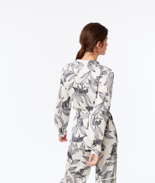 Floral print pyjama blouse Floral print pyjama blouse