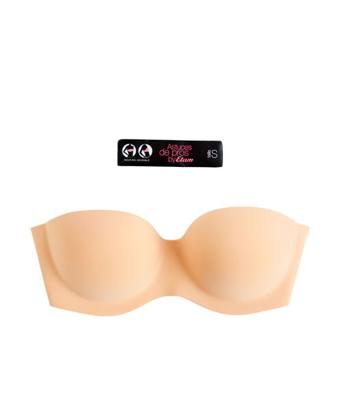 Invisible bra skin.