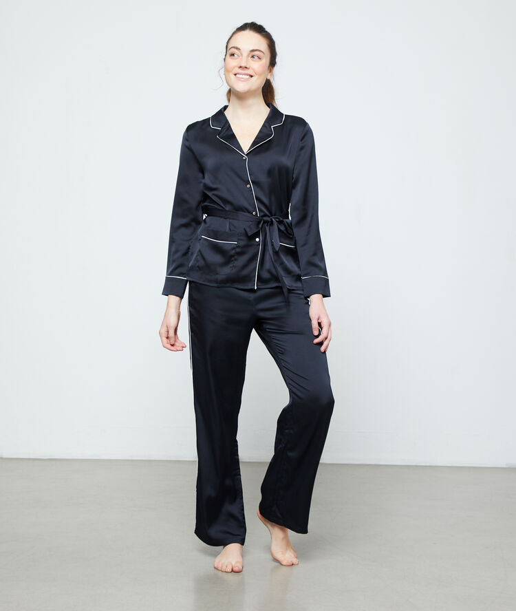 Shirt pyjama black.