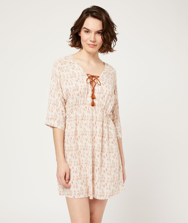 Pompom nightshirt terracotta.