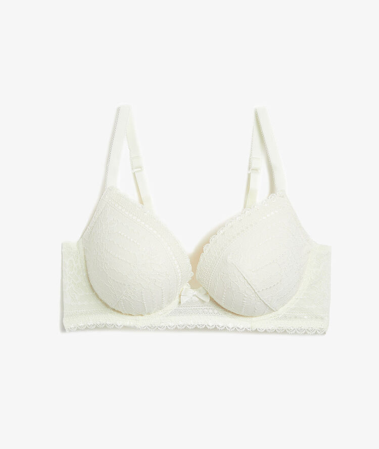 Bra no. 5 - classic padded ecru.