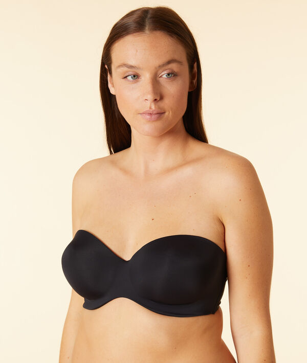 Microfibre cup strapless bra, removable straps Microfibre cup strapless bra, removable straps;${refinementColor}