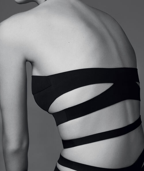 Neoprene strapped bodysuit Neoprene strapped bodysuit