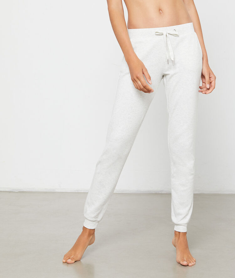 Lounge trousers ecru.
