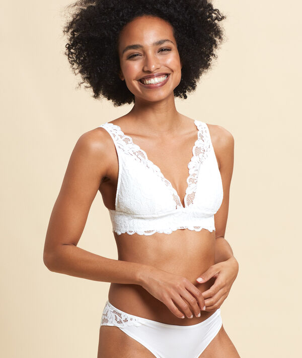 Bra n°8 - non-wired triangle bra, removable pads Bra n°8 - non-wired triangle bra, removable pads;${refinementColor}