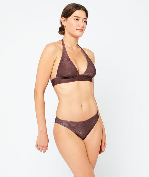 Bikini bottom brown.