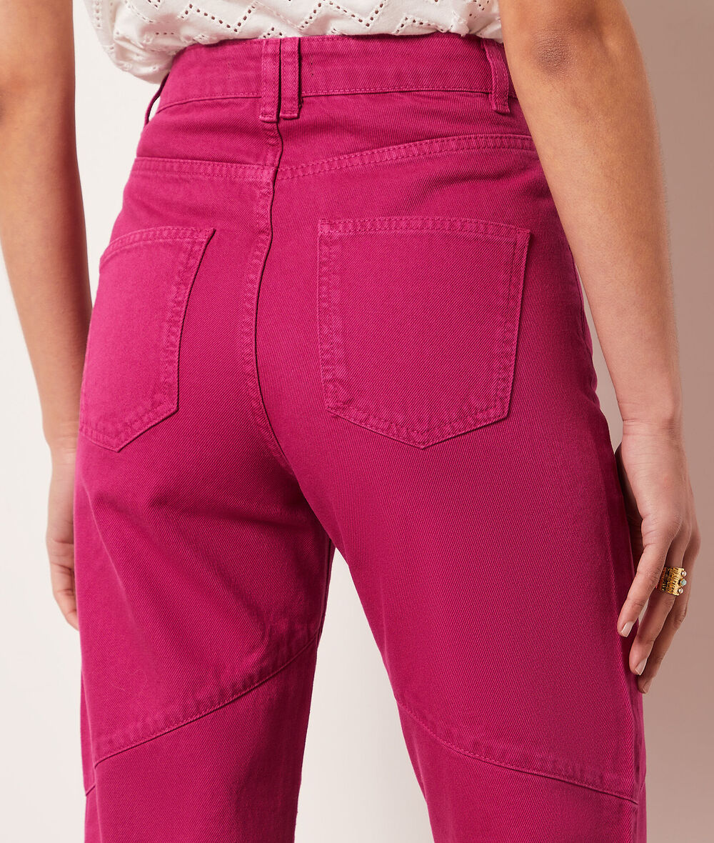 Carrot cut jeans BARAN FUSHIA ETAM