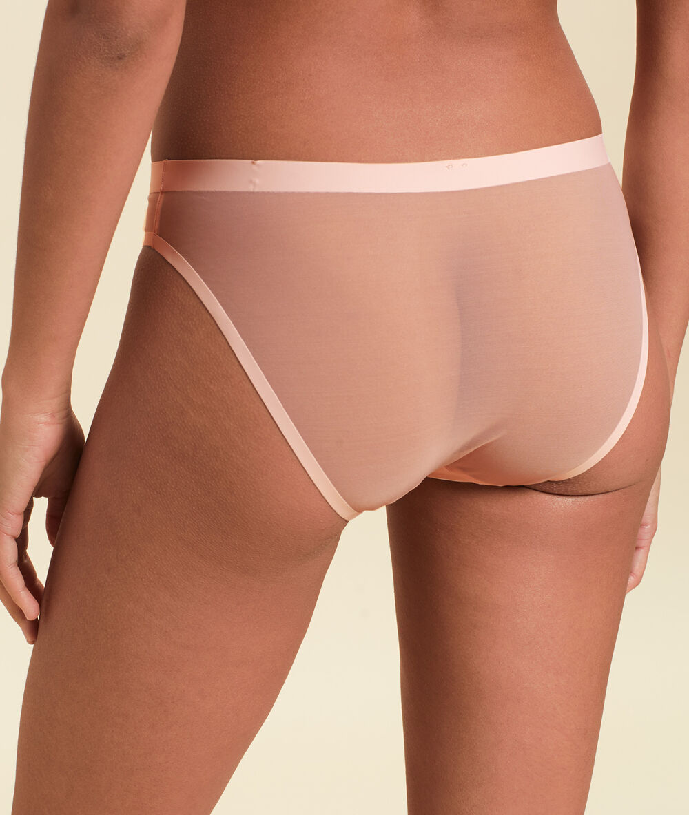 Tulle briefs blush.