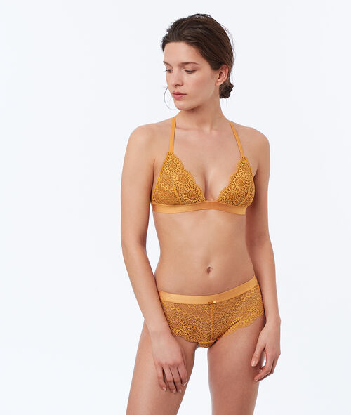 Lace triangle, racer back Lace triangle, racer back
