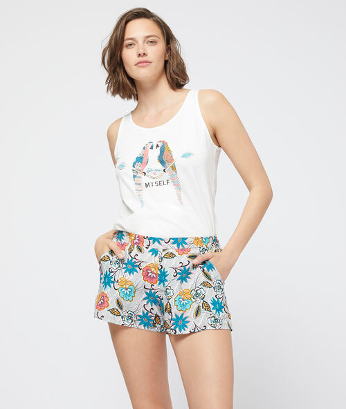 Floral print shorts multi.