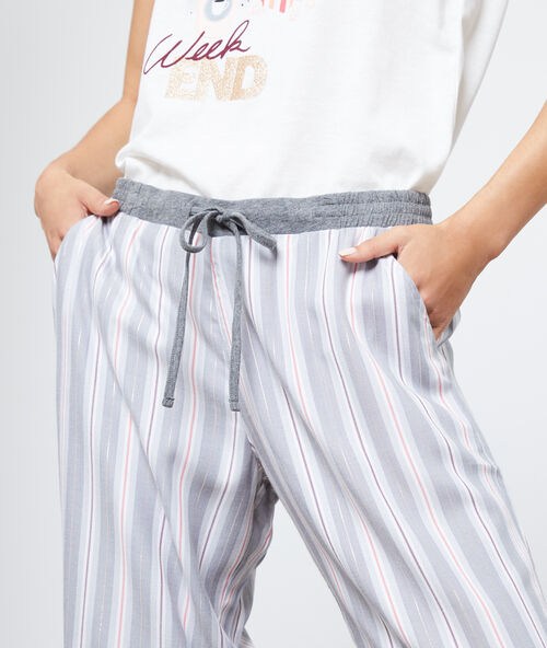 Striped trousers multi.