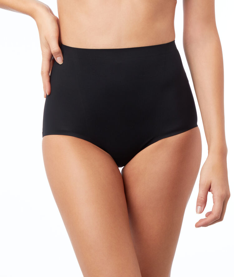High waist briefs - level 3: figure shaping black.
