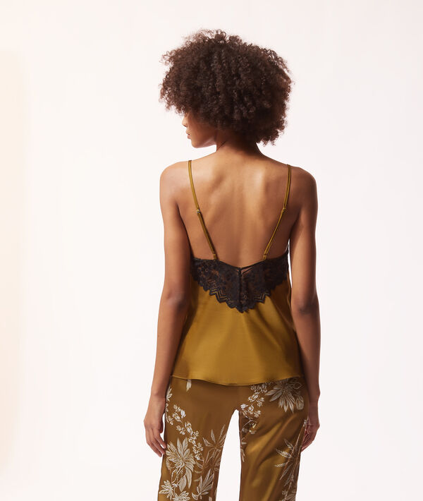 Camisole with lace Camisole with lace;${refinementColor}