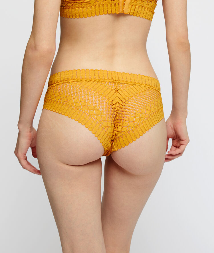 High waisted lace shorty buttercup.
