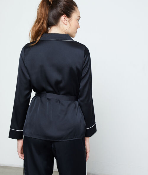 Shirt pyjama black.