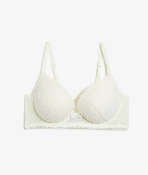 Bra no. 5 - classic padded ecru.