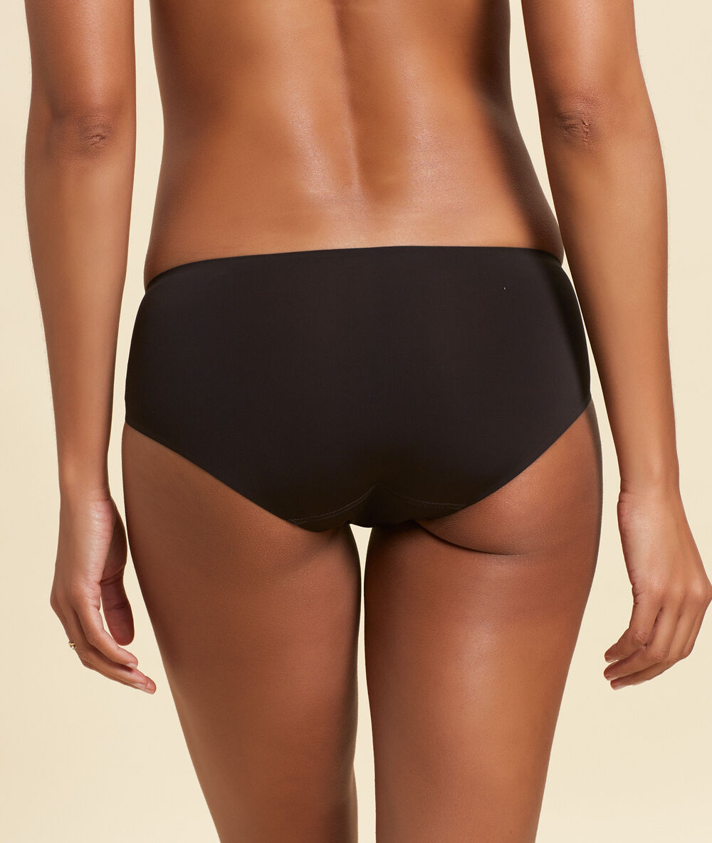 Micro brazilian knickers dark brown.