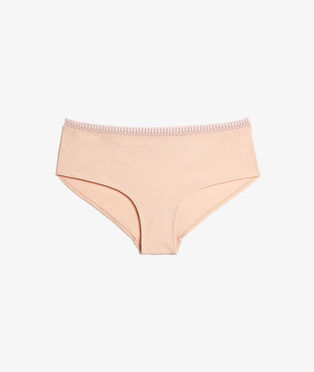 Organic cotton shorts pastel pink.
