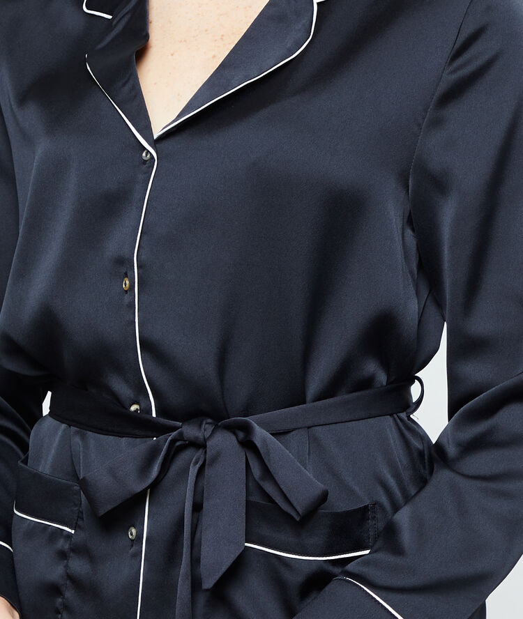 Shirt pyjama black.