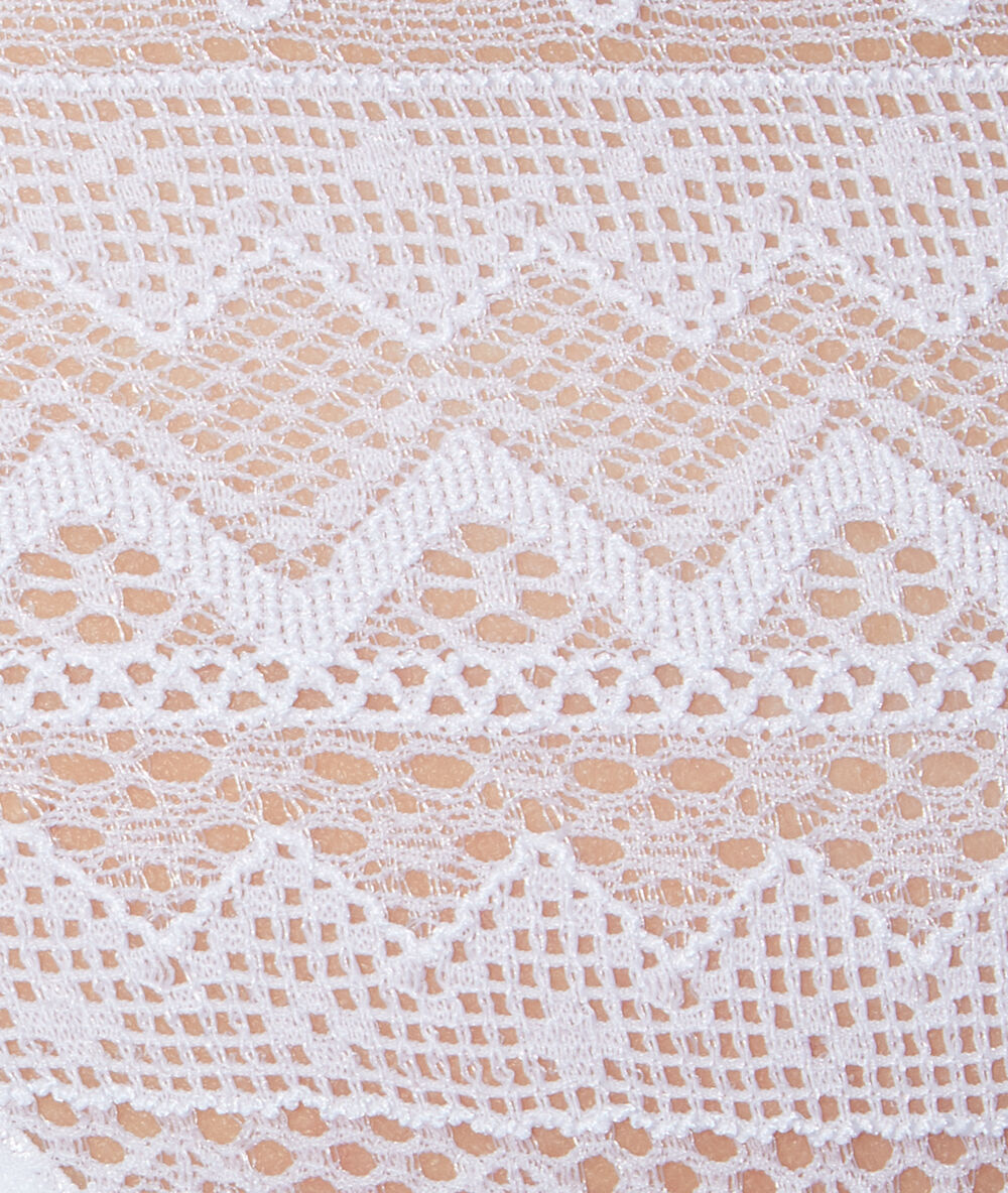 Lace knickers white.