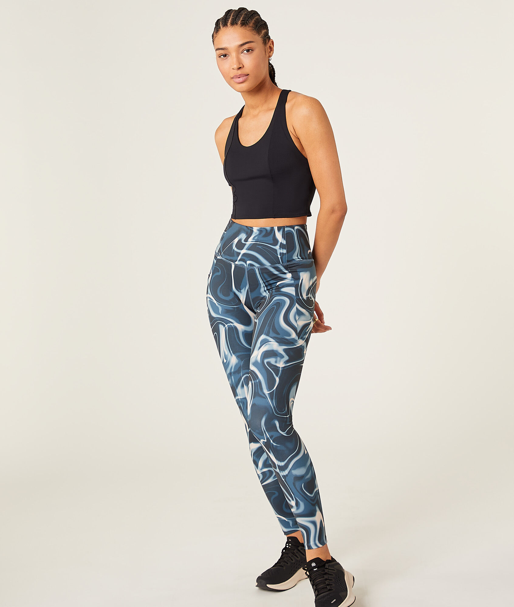Sports Leggings - L - Blue - Women - Etam