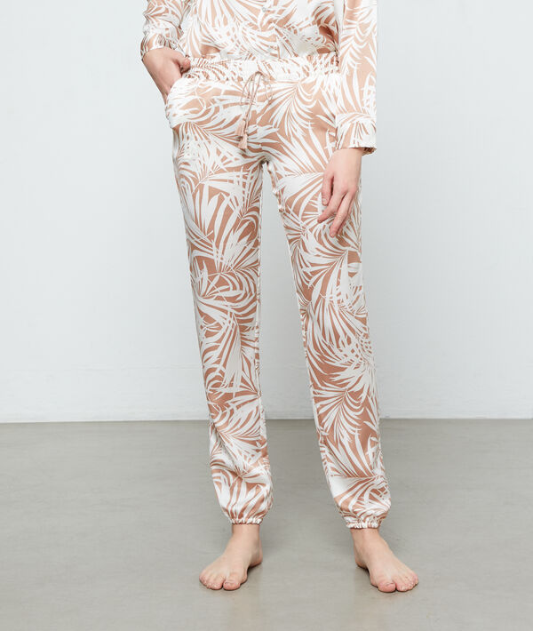 Trousers in a foliage print Trousers in a foliage print ;${refinementColor}