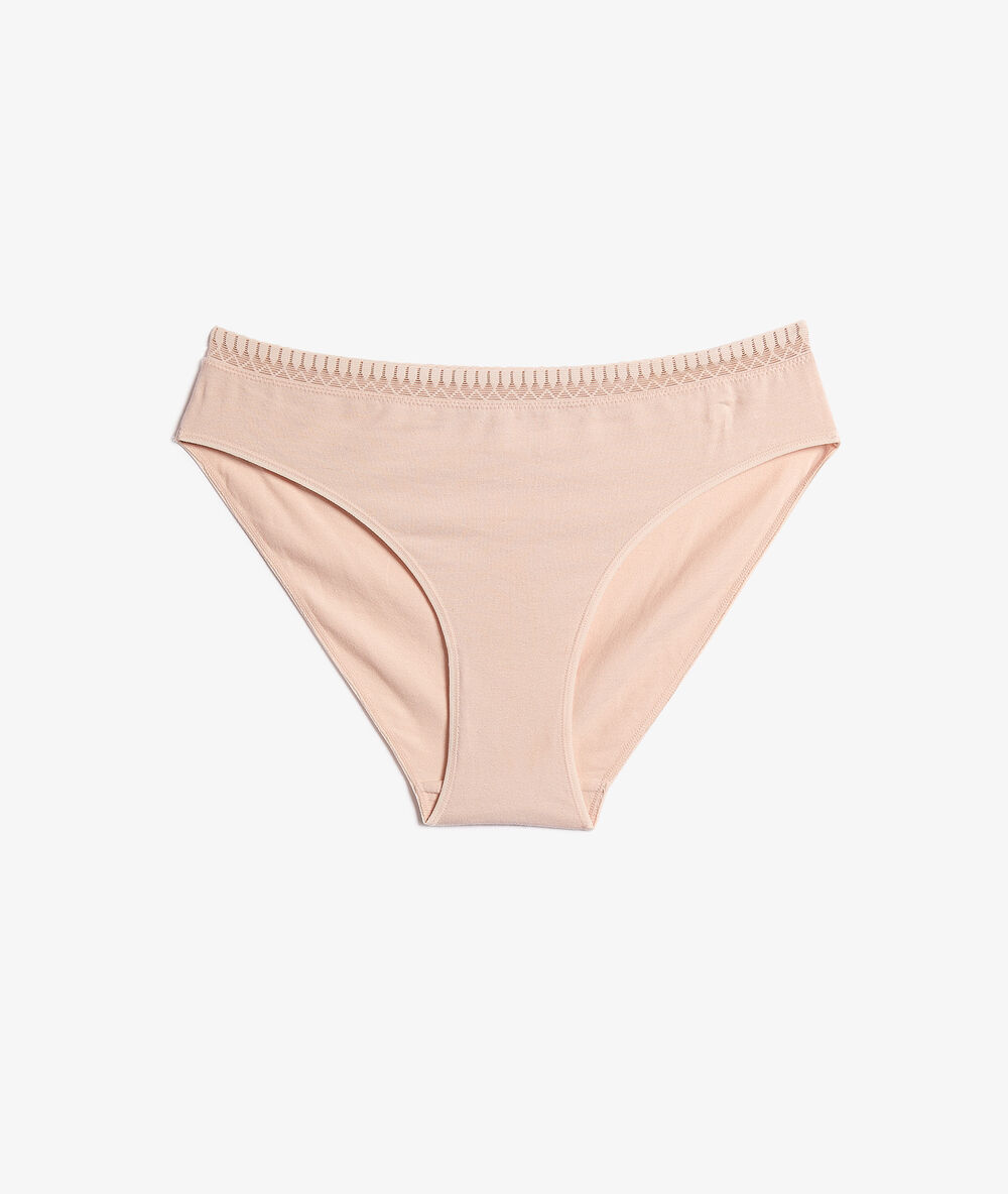 Organic cotton briefs blush.