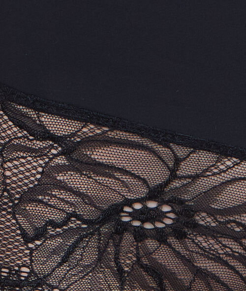 High waist briefs - level 3: figure shaping black.