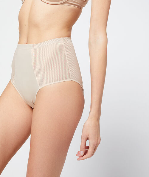 Culotte taille haute niveau 1 : silhouette sculpt&eacute;e peau.