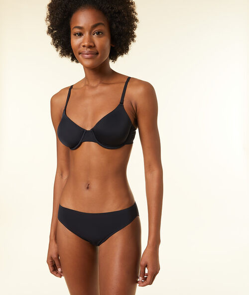 Microfiber briefs black.