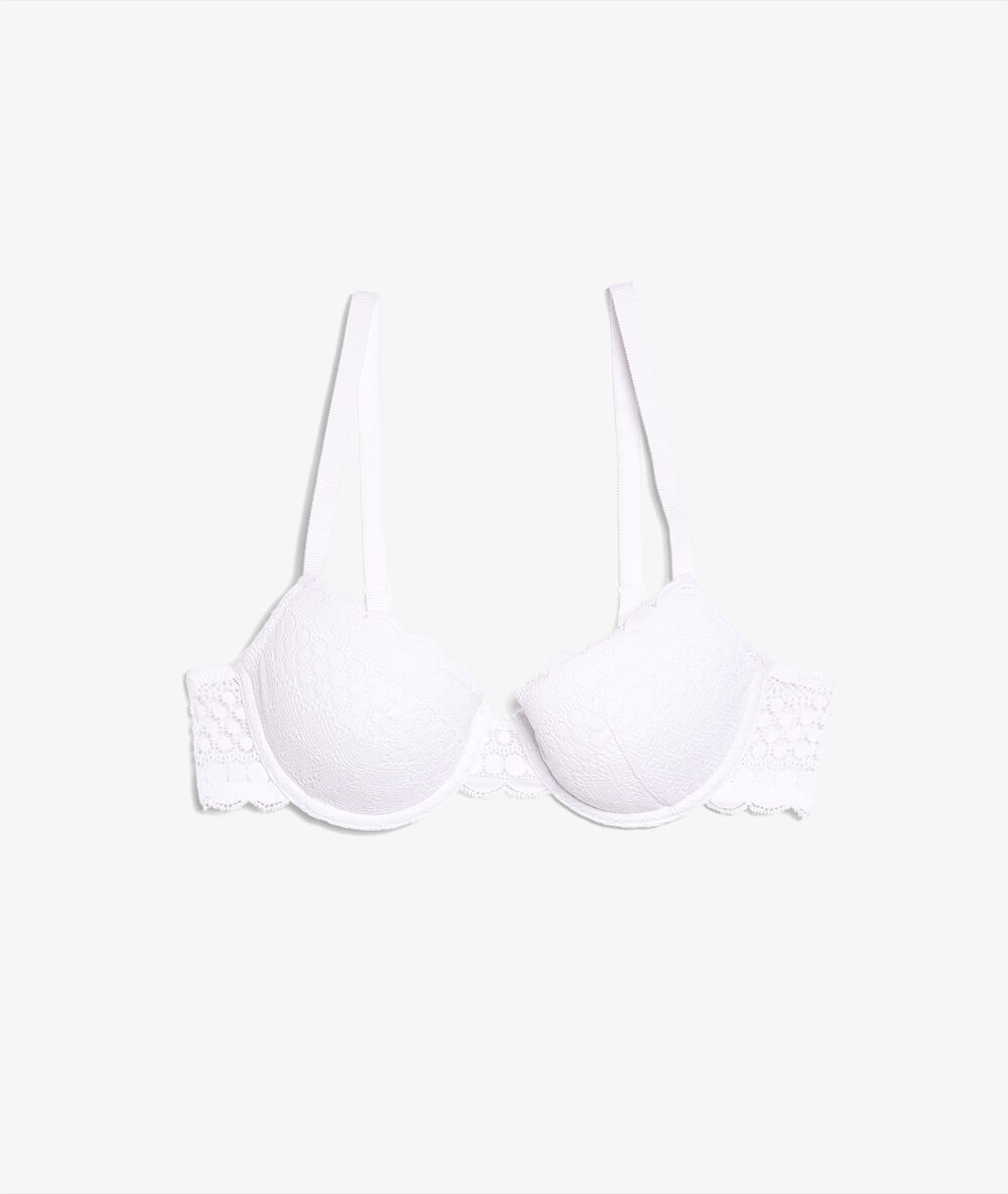 Bra n°4 - thin pads white.