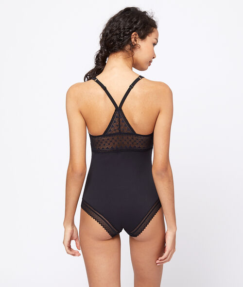 Micro lace body black.