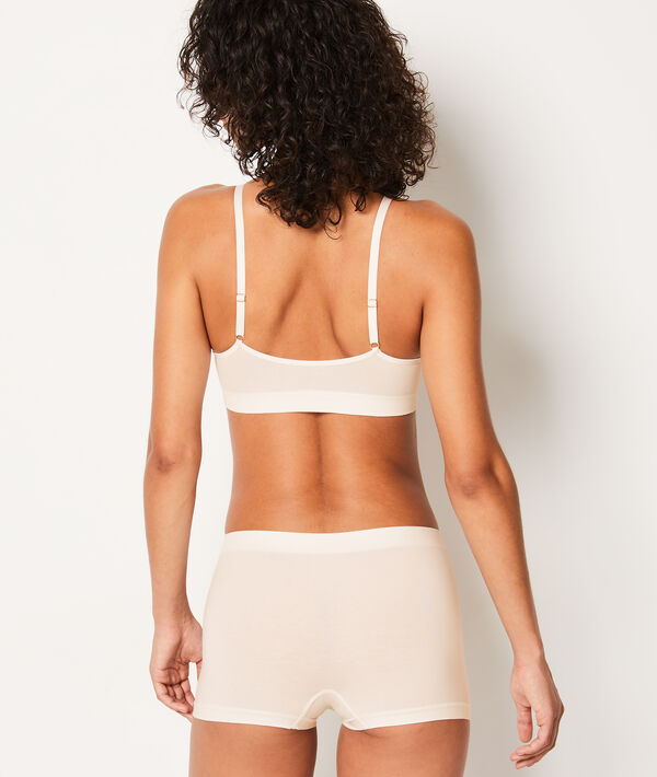 Seamless bralette, removable pads Seamless bralette, removable pads;${refinementColor}