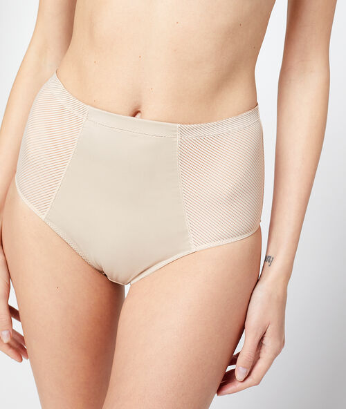 Culotte taille haute niveau 1 : silhouette sculpt&eacute;e peau.